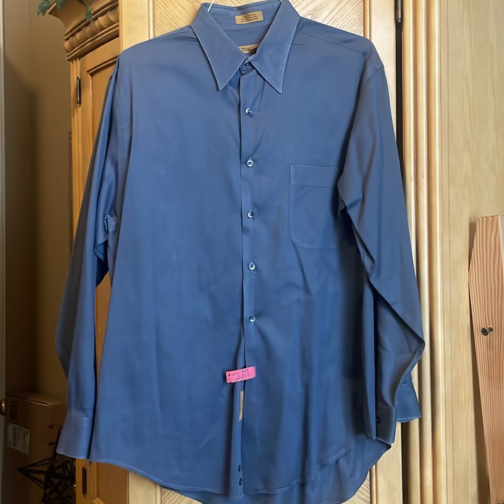 ⭐️Todays man men’s gray dress shirt size 36/35